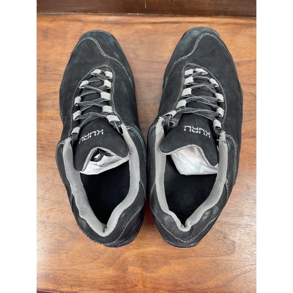 Kuru Chicane - Black Suede Trail Hiking Shoes - Mens Sz 10